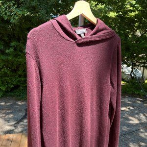Burgundy Merino Wool Men's Sweater (Express)
